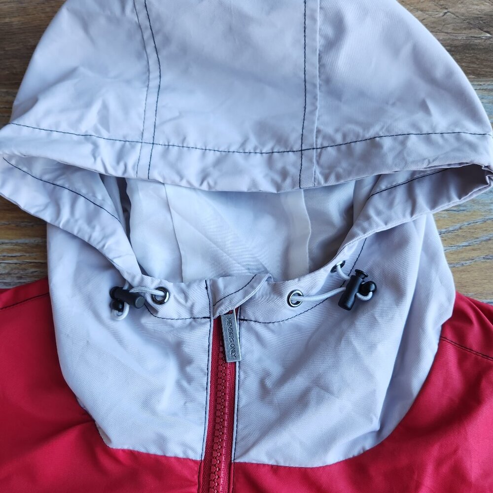 Members Only Color Block Zip-Up Hooded Windbreake… - image 3